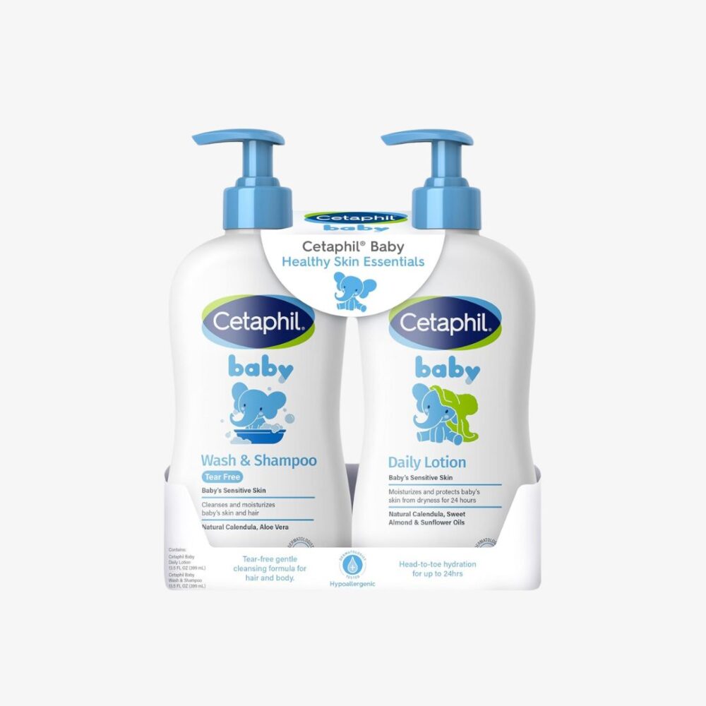 Cetaphil Baby Wash & Shampoo Plus Body Lotion