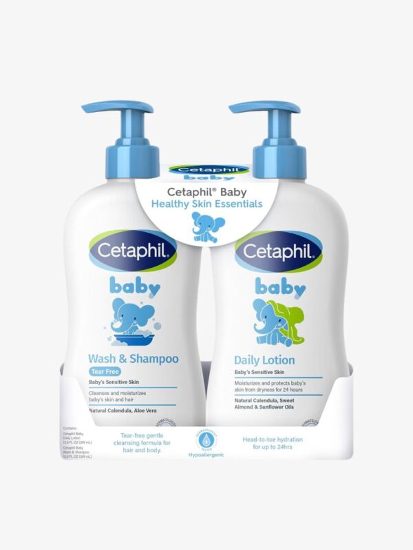Cetaphil Baby Wash & Shampoo Plus Body Lotion