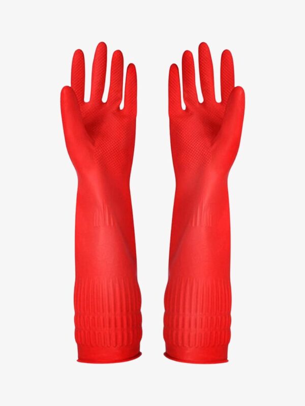 Rubber Kitchen Dishwashing Gloves