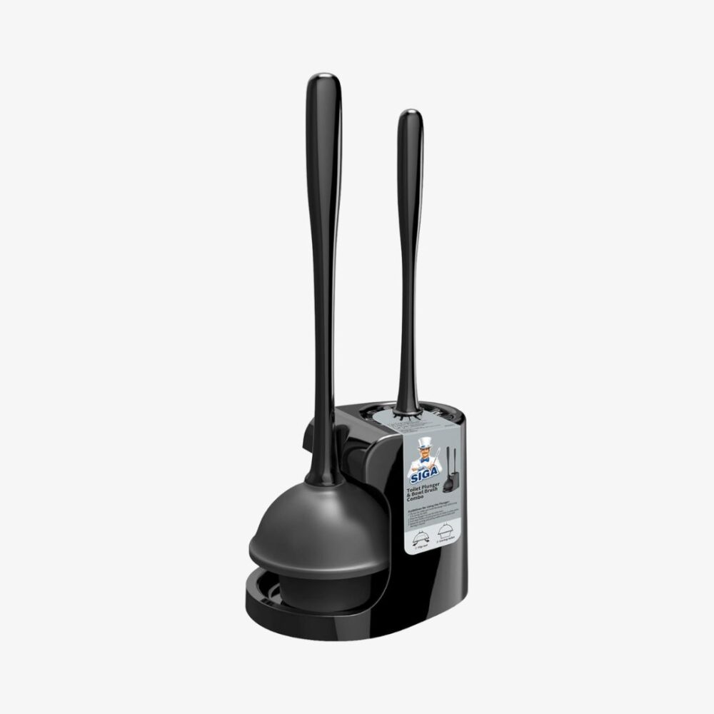 2 in 1 Toilet Plunger and Brush Set