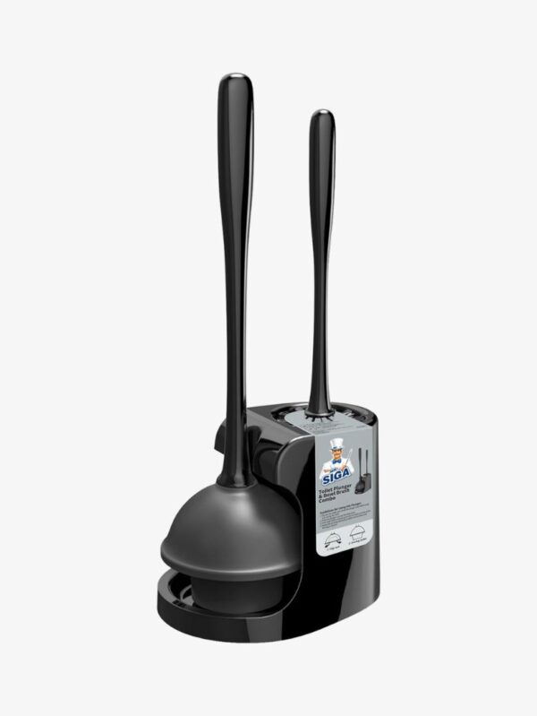 2 in 1 Toilet Plunger and Brush Set